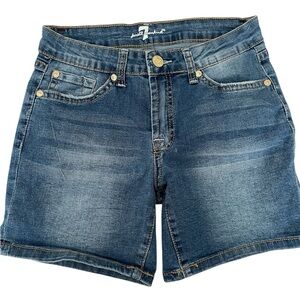 7 For All Mankind Medium Blue Jean Shorts girls 12